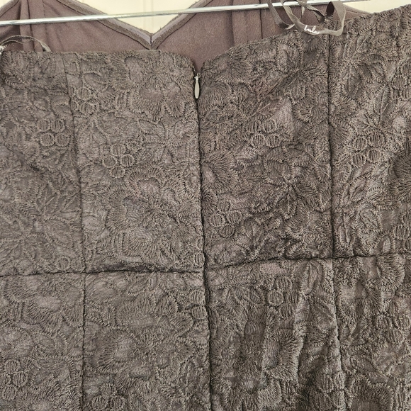 NEW LULUS Black Floral Lace Sweetheart Neckline Strapless Mini Dress LBD XS - Picture 5 of 8